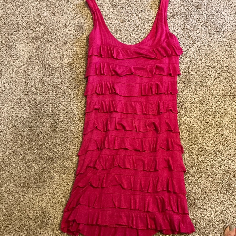 Pink mini dress
